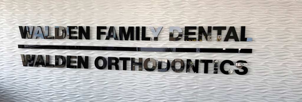 Walden Orthodontics Interior Sign | SE Calgary Orthodontist in Walden